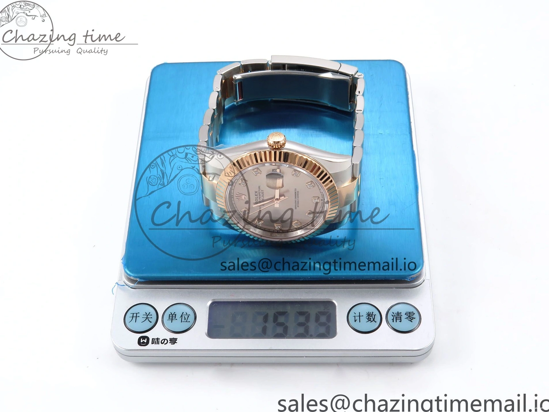 1:1 126331 Bracelet RG 904L DateJust Oyster SH3235（Gain on SS RG 41 Best Edition Steel Weight） Diamonds Dial ARF 0414